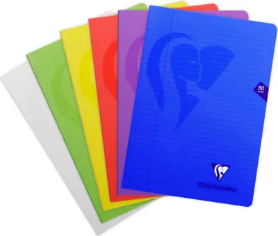 Produktbild von Clairefontaine 10x Mimesys, Heft A4 40 Blatt liniert Farben - Sortiert 303125C
