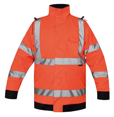 Image de Korntex - Veste haute visibilité « Tampere » pour hommes LT5825 (S) (orange vif)
