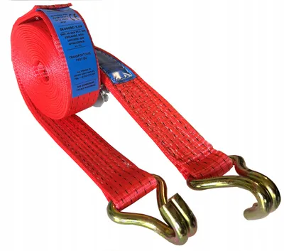 Image de Sangle d'arrimage 5 tonnes 45 mètres rouge