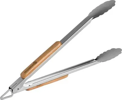 Produktbild von Famanu Grillzange 45 cm - Edelstahl mit Acaciaholzgriffen