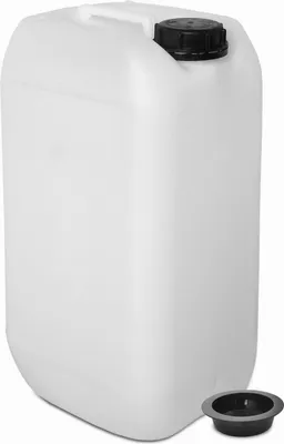 Produktbild von 15 Liter Kanister Wasserkanister Campingkanister lebensmittelecht + Extra Blitzverschluss