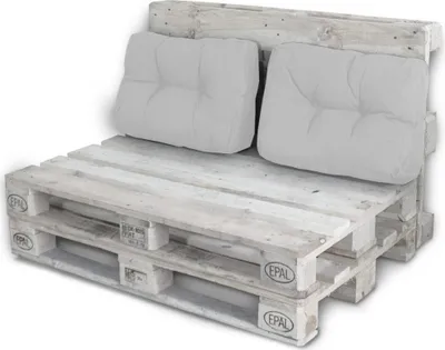 Produktbild von Lacestone Palettenkissen Set5 2xSeitenteile Weiss MS-16952