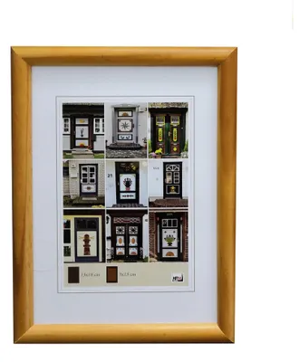 Image de Cadre photo en bois NEW YORK 30x40 brun clair