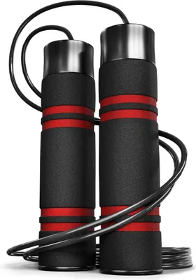 Produktbild von Hop-sport Švihadlo so záťažou - čierne