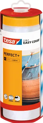 Produktbild von tesa EasyCover Perfect Plus integriertes Malerband 17m x 2600mm