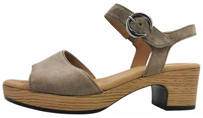 Image de Gabor Comfort : Sandales pour femmes, couleur marron, style décontracté