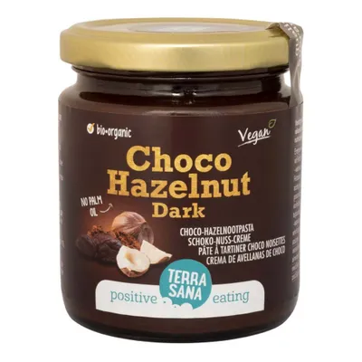 Immagine prodotto di Crema di cioccolato fondente e nocciole 250 g