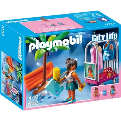 Zdjęcie produktu dla PLAYMOBIL City Life 6153, 4 lat(a), Beach Photoshoot, Wielobarwny, Plastik