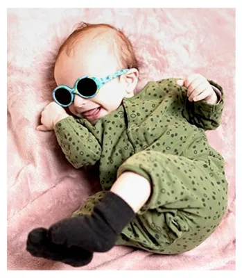 Produktbild von Sonnenbrille für Babys von 0-6 Monaten, Polarisierte Gläser, Flexibler Rahmen, 100% UV-Schutz, Reisezubehör