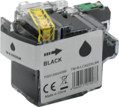 Produktbild von Brother LC-422XL kompatible Druckerpatrone Schwarz - MFC-J5340dw MFC-J5740dw MFC-J6540dw MFC-J6940dw