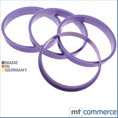 Produktbild von 4X Zentrierringe 74,1 x 72,6 mm lila Felgen Ringe Germany