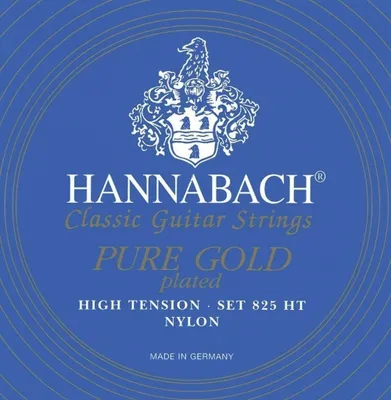 Produktbild von Hannabach 825HT Gold umsponnene Gitarrensaiten, hohe Spannung, 65 cm Mensur