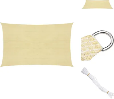 Obrázok produktu pre vidaXL Markíza 160 g/m² Béžová 2x4,5 m HDPE - Slnečníky a tienidlá