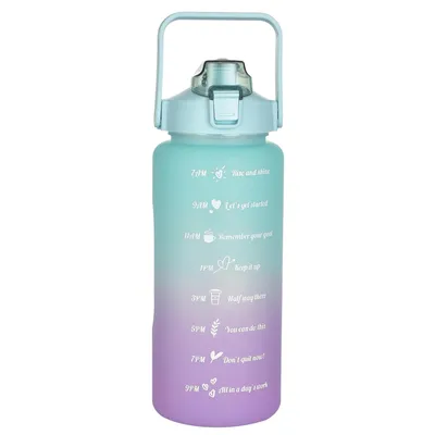 Produktbild von Sada 3ks Motivačné fľaše na vodu, fľaše na vodu, fľaše na pitie (2000 ml, 750 ml, 280 ml) - STARTRIO