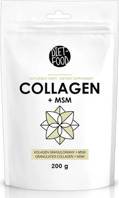 Zdjęcie produktu dla KOLAGEN + MSM INSTANT W PROSZKU 200 g - DIET-FOOD