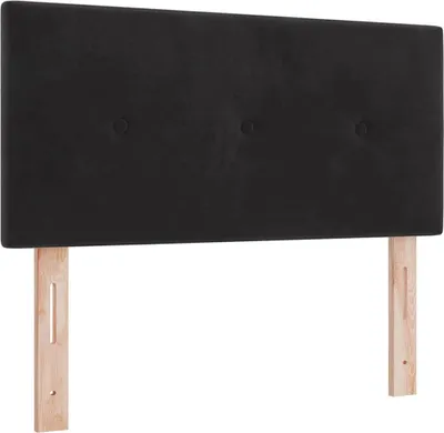Obrázek produktu pro vidaXL Čelo postele černé 90 cm sametové