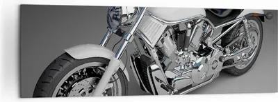 Produktbild von Bild auf Leinwand - Leinwandbild - Motorrad Geschwindigkeit Motor - 160x50cm - Wand Bild - Wanddeko - Leinwanddruck - Bilder - Kunstdruck - Wanddekoration - Leinwand bilder - Wandkunst - AB160x50-0516