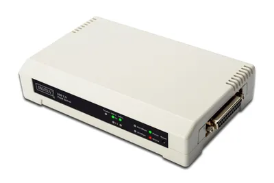 Obrázok produktu pre DIGITUS USB & Parallel Print Server, 3-Port 2x USB A, 1x DB-