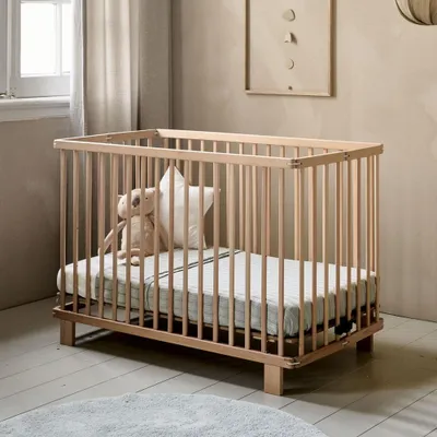 Produktbild von Petite Amélie Babybett Origami 60 x 120 cm - Natur