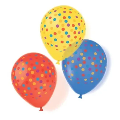 Produktbild von Luftballon 8ST Konfetti sort. RIETHMÜLLER 9904030
