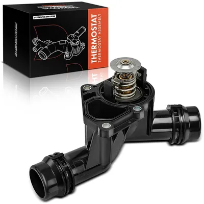 Imagen del producto de Solidchoice: Termostato para refrigerante con junta, compatible con diversos modelos de automóviles