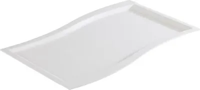Produktbild von APS 84230 GN 1/1 Tablett SINUS, 53 x 32,5 cm, Höhe 2 cm, Melamin, weiß