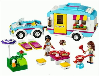 Produktbild von LEGO Friends Wohnwagen-Ausflug 41034