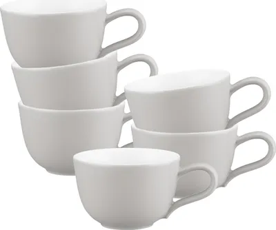 Produktbild von Seltmann Weiden Liberty Pure Colors Espressotasse 90 ml 6er Set - New Grey