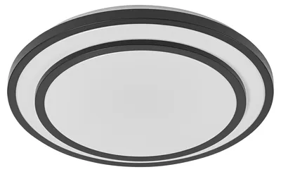 Zdjęcie produktu dla OSRAM ORBIS BERLIN lampa sufitowa LED 390mm, czarna, 24W, 2700lm, ciepa biaa barwa wiata, bardzo rwnomierny rozsy wiata, duga ywotno, modu LED zainstalowany na stae, okrga, stopie ochrony IP20, 3000K