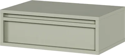 Produktbild von Selsey Evo - Nachttisch hängend mit Schublade, Salbeigrün, 50 cm