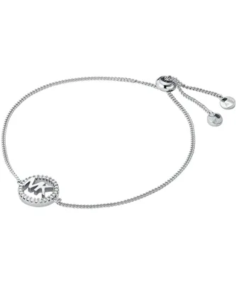 Zdjęcie produktu dla Michael Kors MKC1246AN040 Bransoletka damska Logo Pavé Zirconia Sterling Silver