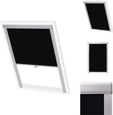 Produktbild von vidaXL Verdunkelungsrollo Schwarz P08/408 -  Jalousien & Rollos