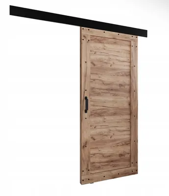 Produktbild von KierMoebel Schiebetür Komplettset ADIO 2, Wohnzimmer Schiebetür Craft Gold 86x205x3,2 cm