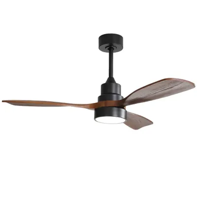 Produktbild von Deckenventilator aus Holz ,3 umschaltbaren DC-Motoren, Kann als Beleuchtung verwendet werden,48 Zoll