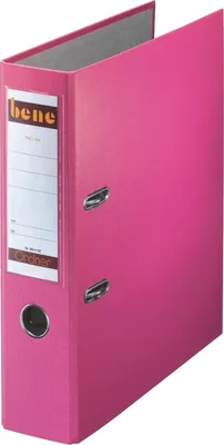 Produktbild von Ordner A4 Kunststoff 80mm rosa Packung mit 20 Stück