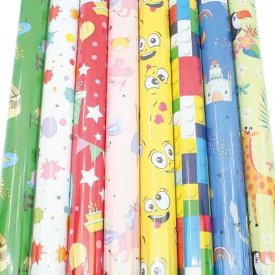 Produktbild von ZÖWIE Geschenkpapier Rolle 2m x70cm Kinder Motive