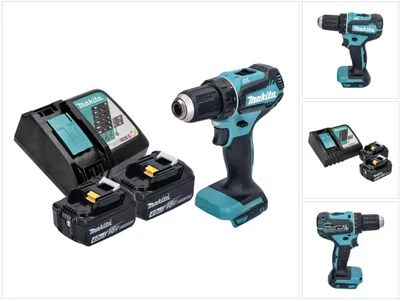 Produktbild von Makita DDF 485 RM Akku Bohrschrauber 18 V 50 Nm Brushless + 2x Akku 4,0 Ah + Ladegerät