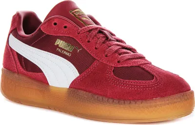 Produktbild von Puma Palermo Moda Tongue In Burgundy für Damen – 3 UK - 35.5 EU - 5.5 US / Burgundy