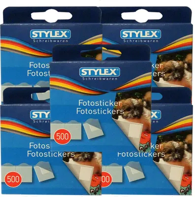 Produktbild von 2500 (5x 500Stk) Fotosticker Fotokleber