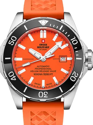 Produktbild von Swiss Military SMA34092.07 Automatik Diver Herrenuhr 45mm 100ATM