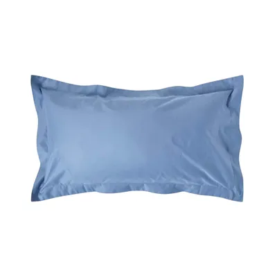 Produktbild von HOMESCAPES Kopfkissenbezug mit Stehsaum Fadendichte 1000 Himmelblau, 50 x 90 cm