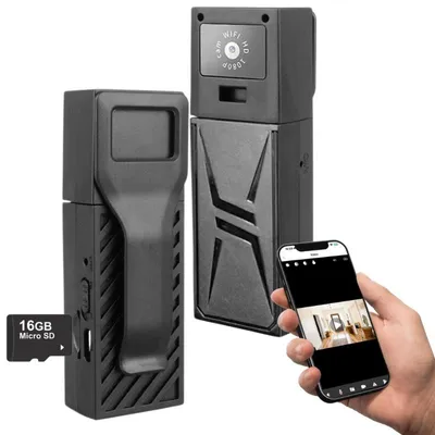 Image de Caméra corporelle iUni M7, Wi-Fi, 16 Go, visualisation 4K, visualisation en direct sur téléphone
