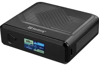 Obrázok produktu pre Sandberg 421-25, 20000 mAh, Lítium polymér (lipo), Quick Charge 2.0, Quick Charge 3.0, Bezdrôtové nabíjanie, 3,7 V, 100 W