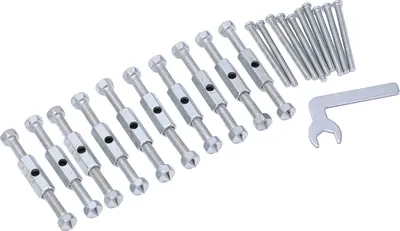 Imagen del producto de Herramienta para reparar cajas de conexión tipo 86, llave para pernos de soporte, juego de fijaciones para reparar interruptores y enchufes de pared, soporte metálico tipo 86