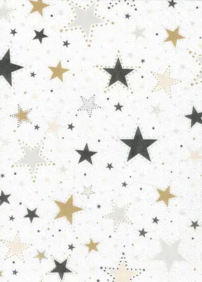 Immagine prodotto di Tovagliette natalizie in carta arieggiata bianca con stelle - 30 x 40 cm - set di 24 pezzi