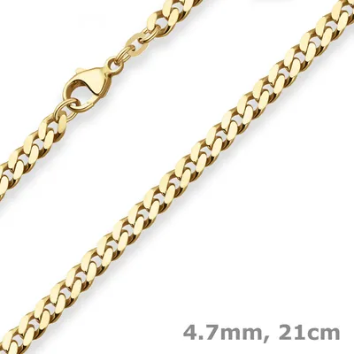 4-7mm-Armband-Panzerkette-aus-585-Gelbgold-21cm