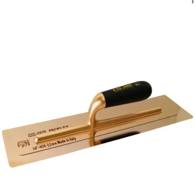 Produktbild von COME 381INFXO405 Venezianischer Stuckspachtel Proflex Golden Line, 405x110x0,3mm, Edelstahl, ergonomischer Griff