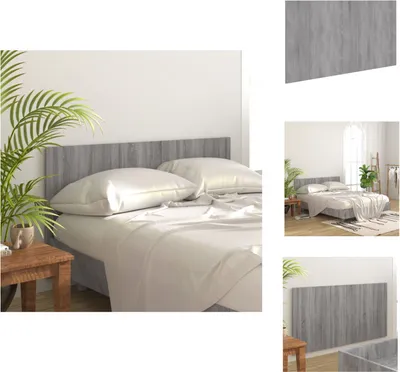 Image de vidaXL Tête de lit Gris Sonoma 160x1,5x80 cm Bois composite - Tête & Pieds de lit