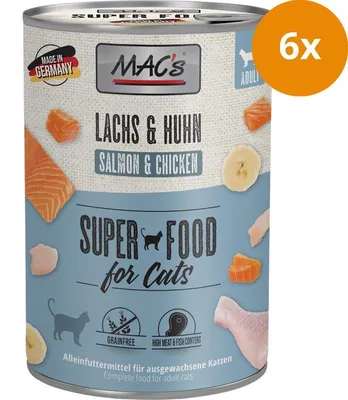 Immagine prodotto di MAC's Cat Salmone e pollo 400gx6