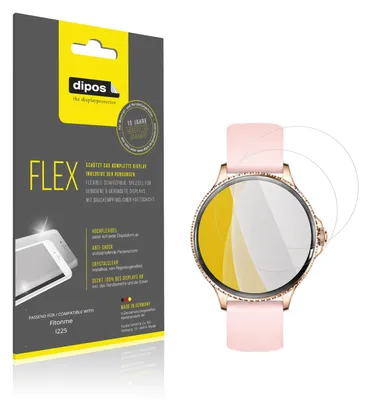 Produktbild von 2x Schutzfolie für Fitonme I225 Folie, 100% Displayabdeckung, dipos Flex